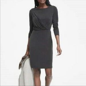 Banana Republic Black Dress Long Sleeve Work Dress